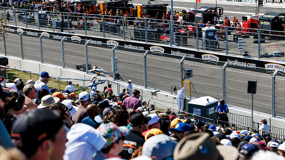 Vew from Pit Lane Grandstand 1